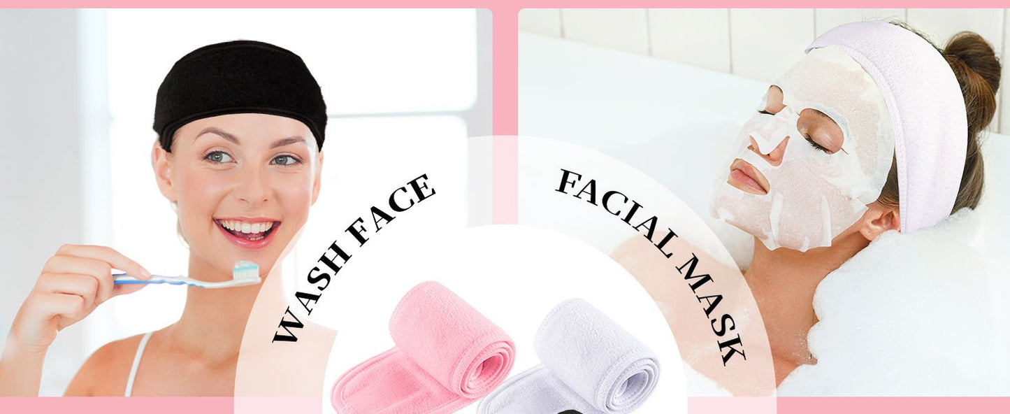 Soft Adjustable Spa Headband - Direct Ship Hub