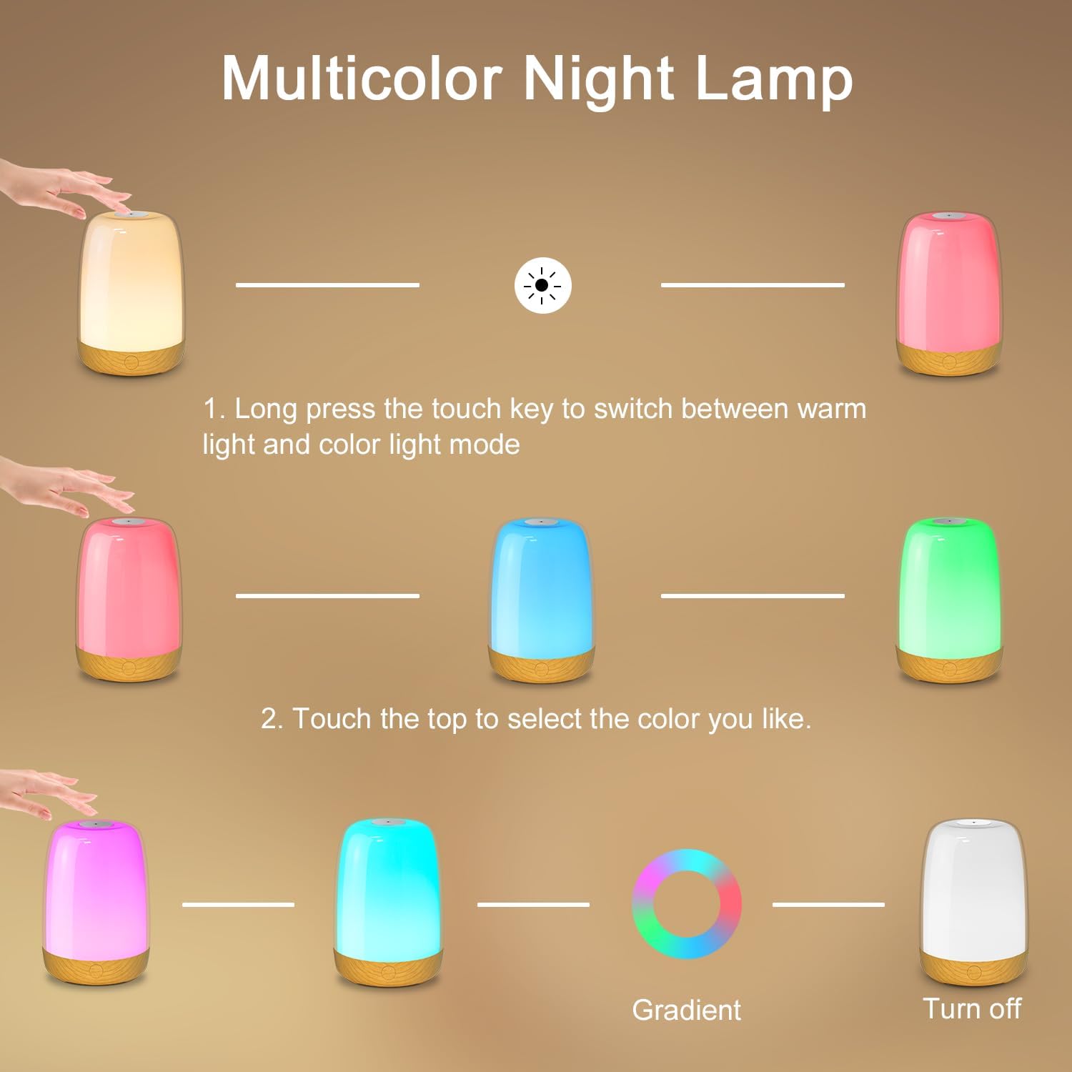 Magic Touch Night Light Lamp - Direct Ship Hub