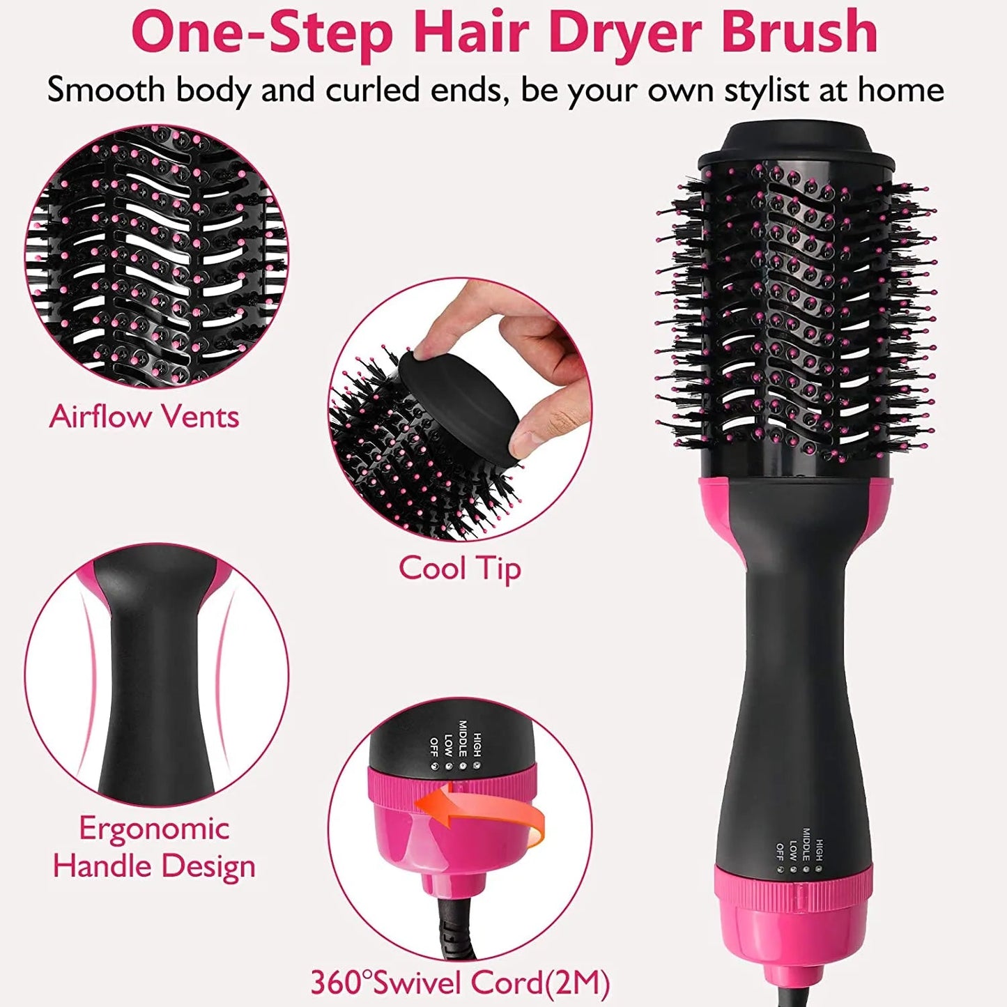 Hair Dryer Brush - Direct Ship Hub